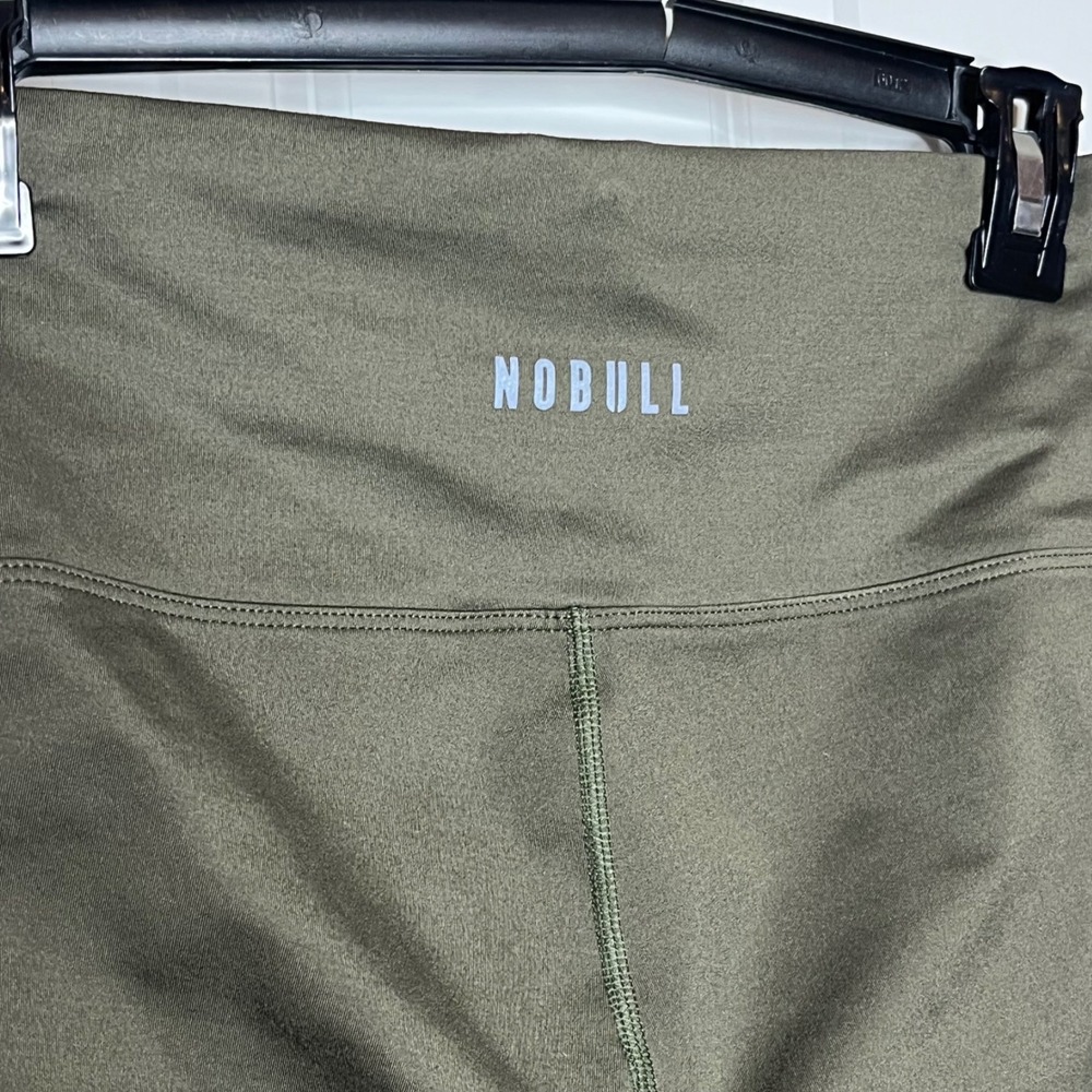NOBULL High Rise Leggings‎ Olive Green Womens Size Medium Training Tight 25" - Picture 4 of 6